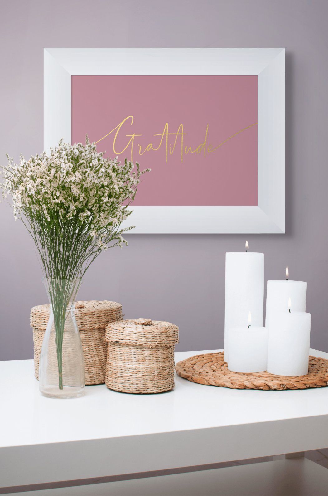 Gratitude Yoga Print