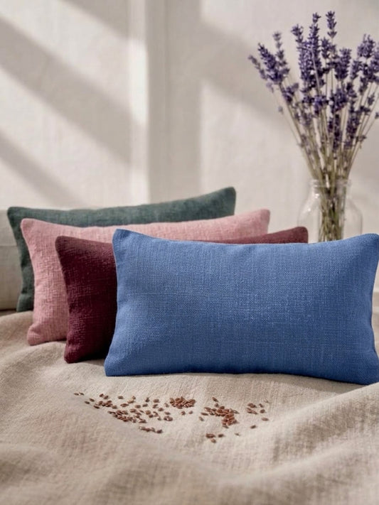 Plain Linen and Norfolk Lavender Eye Pillow
