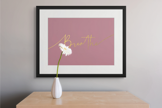 Breathe Yoga Print