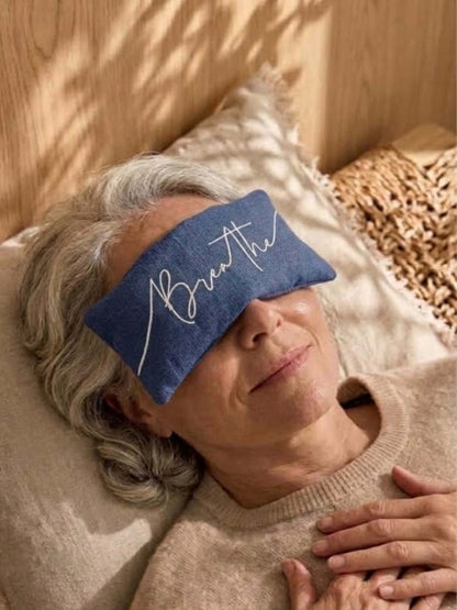 Namaste Embroidered Lavender Eye Pillow