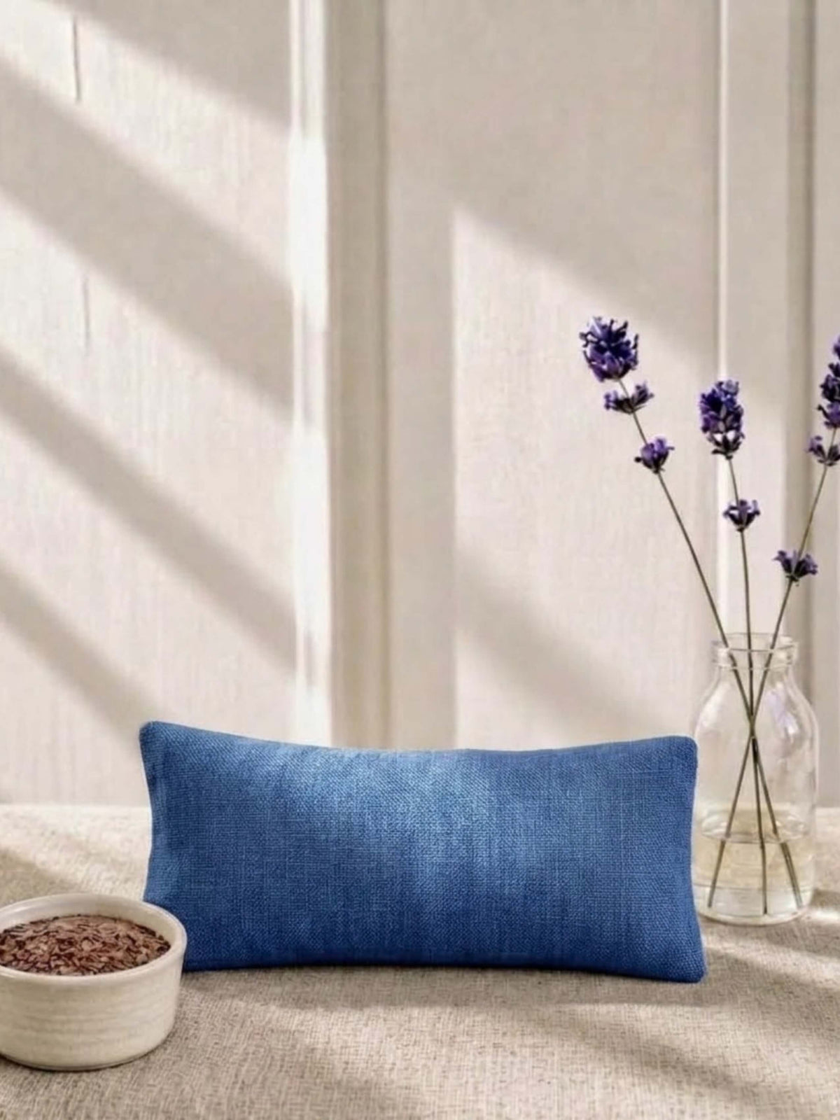 Plain Linen and Lavender Eye Pillow