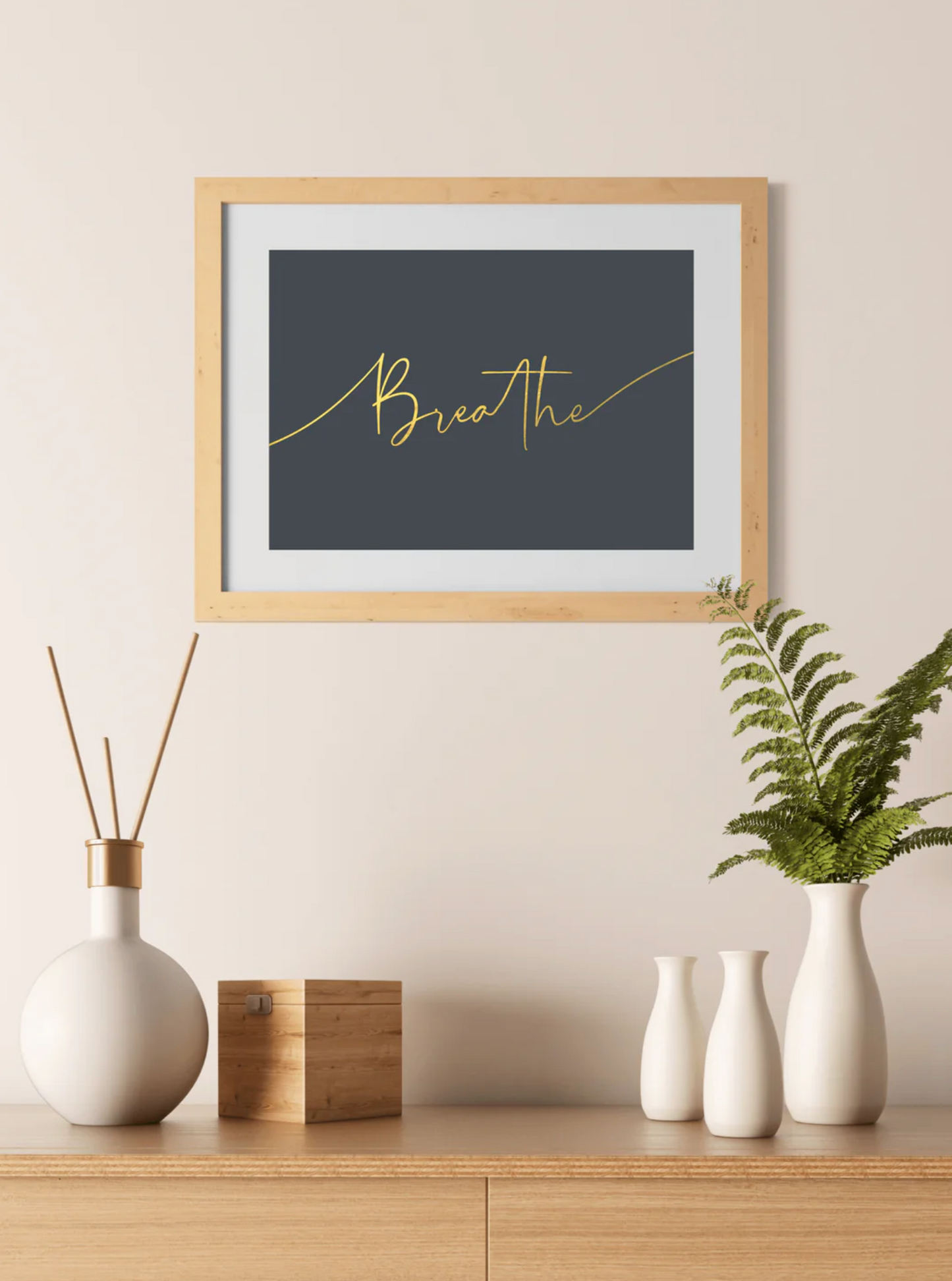 Breathe Yoga Print