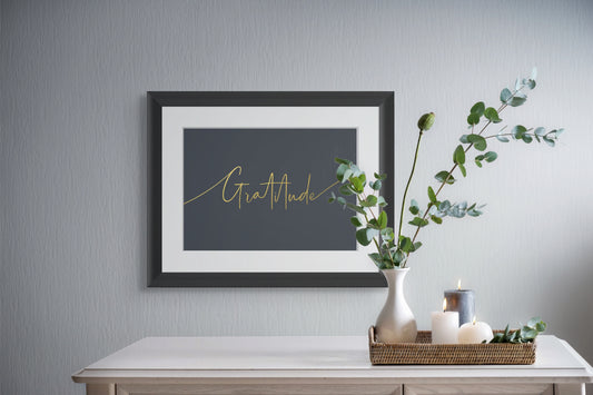 Gratitude Yoga Print